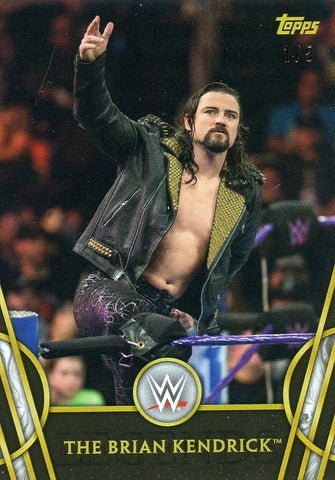 2018 Topps WWE Legends The Brian Kendrick Black #1/5