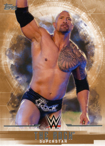 2017 Topps WWE Undisputed Bronze The Rock