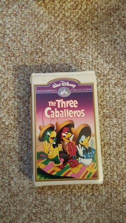 WALT DISNEY MASTERPIECE COLLECTION THE THREE CABALLEROS VHS