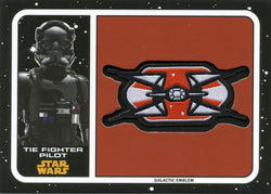 Topps Journey to Star Wars: The Last Jedi Tie Fighter Pilot Emblem Patch MP-TF