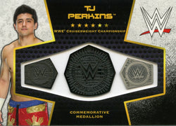 2017 Topps WWE TJ Perkins Commemorative Medallion #133/299