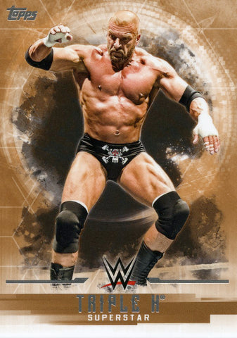 2017 Topps WWE Undisputed Bronze Triple H