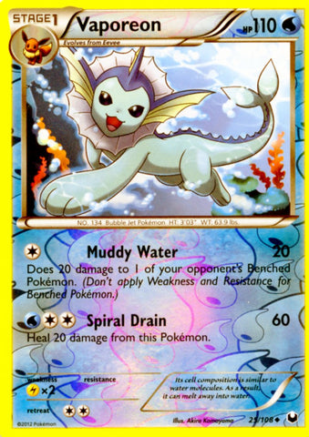 Pokemon Foil Vaporeon