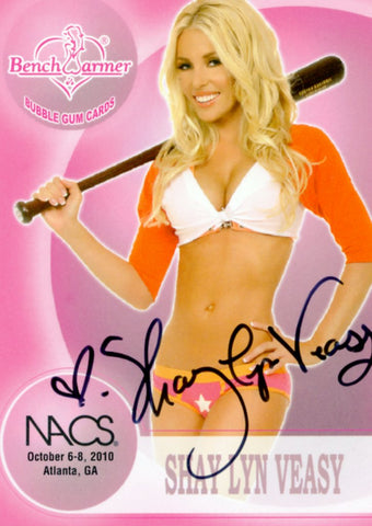 2010 Bench Warmer NACS Shay Lyn Veasy Authentic Autograph