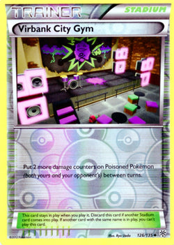 Pokemon Foil Virbank City Gym Trainer