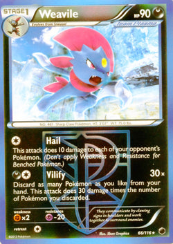 Pokemon Foil Weavile