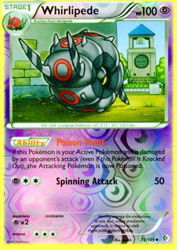 Pokemon Foil Whirlipede