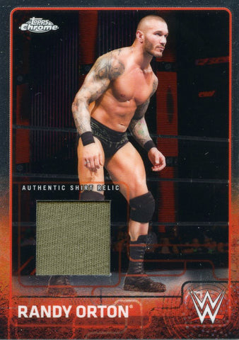 2015 Topps Chrome WWE Randy Orton Authentic Shirt Relic