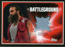 2016 Topps WWE Luke Harper Battleground Authentic Event-Used Mat Relic #102/199