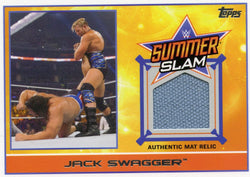 2014 Topps WWE Jack Swagger Summer Slam Authentic Mat Relic