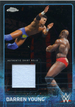 2015 Topps Chrome WWE Darren Young Authentic Shirt Relic