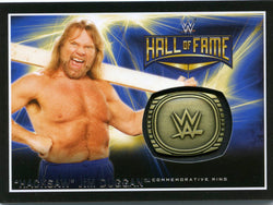 2016 Topps WWE "Hacksaw" Jim Duggan Hall of Fame Commemorative Ring #083/299