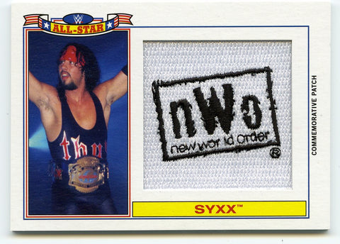 2016 Topps WWE Heritage Syxx Commemorative All-Star Patch #293/299