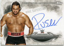 2015 Topps WWE Undisputed Rusev Authentic Autograph