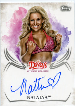 2015 Topps WWE Undisputed Natalya Authentic Autograph