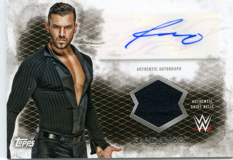 2015 Topps WWE Undisputed Fandango Authentic Autograph & Authentic Shirt Relic