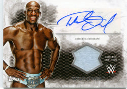2015 Topps WWE Undisputed Titus O'Neil Authentic Autograph & Authentic Shirt Relic