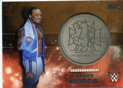 2016 Topps WWE Perspectives Xavier Woods Medallion Card #21/50