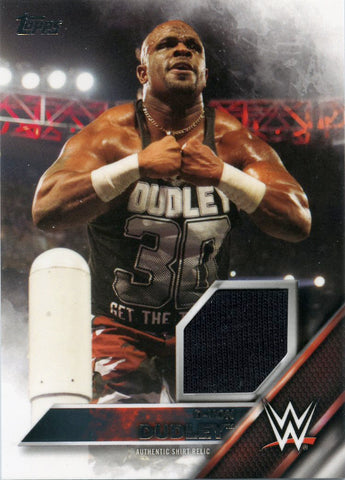 2016 Topps WWE D-Von Dudley Authentic Shirt Relic #052/299