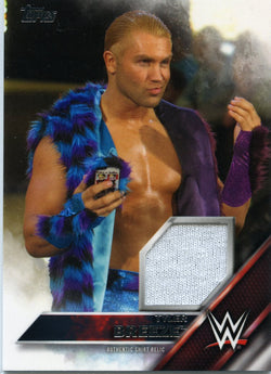 2016 Topps WWE Tyler Breeze Authentic Shirt Relic #013/299