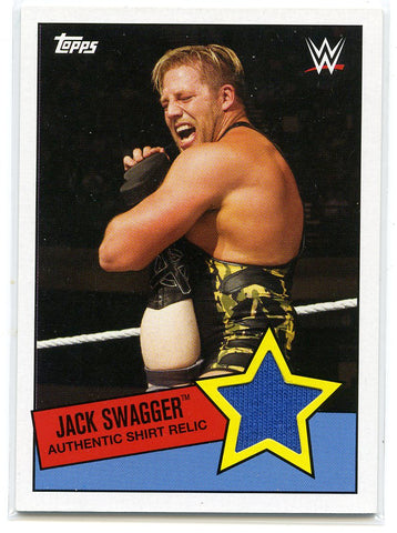 2015 Topps WWE Jack Swagger Authentic Shirt Relic