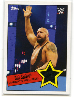 2015 Topps WWE Big Show Authentic Shirt Relic