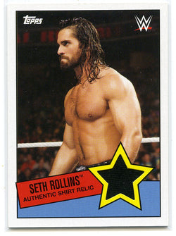 2015 Topps WWE Seth Rollins Authentic Shirt Relic