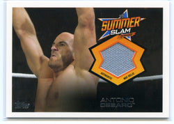 2013 Topps WWE Antonio Cesaro Summerslam Authentic Mat Relic