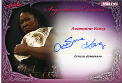 2009 TriStar TNA Signature Curves Awesome Kong Official Autograph