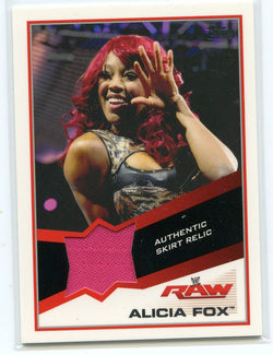 2013 Topps WWE Alicia Fox Authentic Skirt Relic