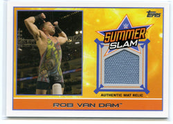 2014 Topps WWE Rob Van Dam Summer Slam Authentic Mat Relic