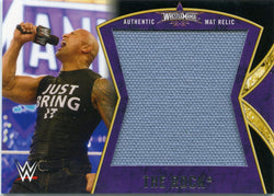 2014 Topps WWE The Rock Wrestlemania 30 Authentic Mat Relic