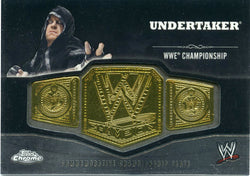 2014 Topps WWE Chrome Undertaker WWE Championship Commemorative Plate