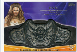 2015 Topps WWE Eve Divas Championship Commemorative Plate