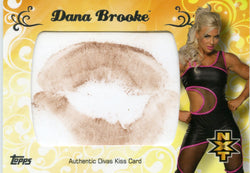 2016 Topps WWE NXT Dana Brooke Authentic Divas Kiss Card #93/99