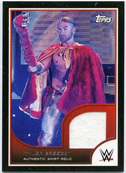 2016 Topps WWE Tyler Breeze Authentic Shirt Relic #197/350