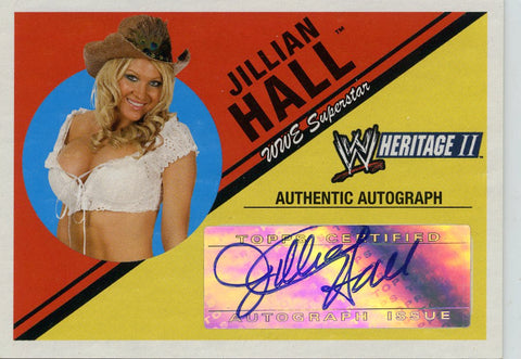2006 Topps WWE Heritage II Jillian Hall Authentic Autograph