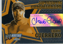 2006 Topps Heritage Chrome WWE Chavo Guerrero Authentic Chromagraph