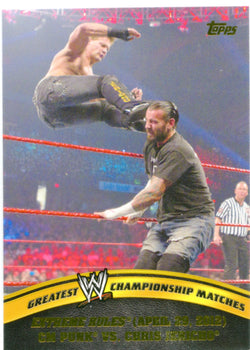 2014 Topps WWE Greatest Championship Matches CM Punk Vs. Chris Jericho