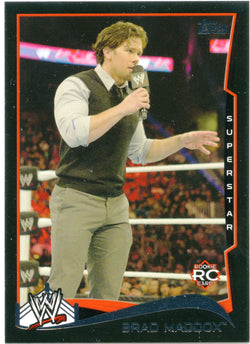 2014 Topps WWE Brad Maddox Black Parallel Card #5