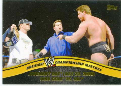 2014 Topps WWE Greatest Championship Matches John Cena Vs. JBL