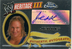 2008 Topps Chrome WWE Heritage III Jesse Authentic Autograph