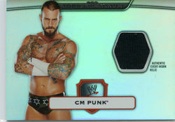 2010 Topps WWE Platinum CM Punk Authentic Event-Worn Relic