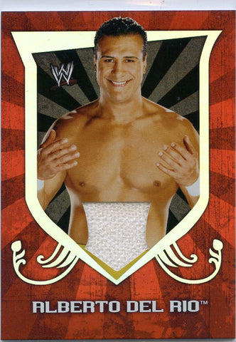 2011 Topps WWE Classic Alberto Del Rio Authentic Scarf Relic