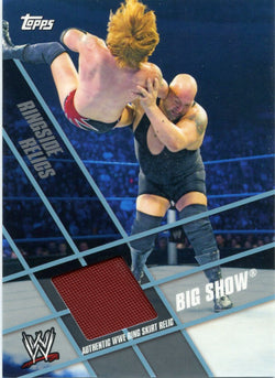 2011 Topps WWE Big Show Authentic Ring Skirt Relic