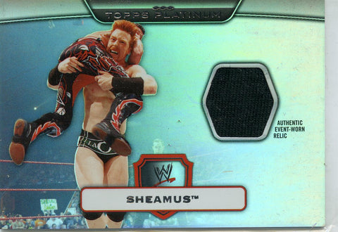 2010 Topps WWE Platinum Sheamus Authentic Event-Worn Relic