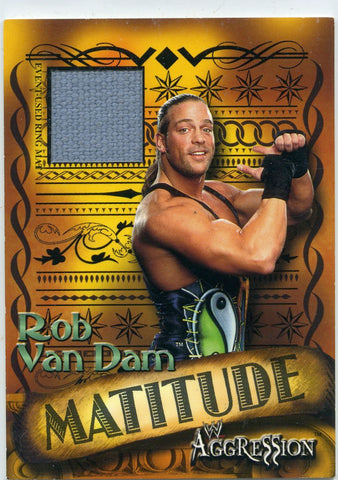 2003 Fleer WWE Matitude Rob Van Dam Event-Used Relic Mat