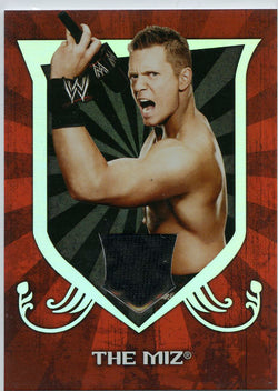 2011 Topps WWE Classic The Miz Authentic Shirt Relic