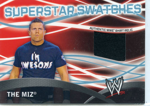 2011 Topps WWE The Miz Superstar Swatches Authentic Shirt Relic