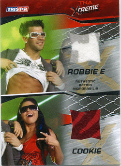 2010 TriStar TNA Xtreme Robbie E & Cookie Authentic Action Memorabilia #009/199